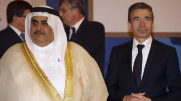 Šajch Chálid bin Ahmed al Kalífa a Anders Fogh Rasmussen