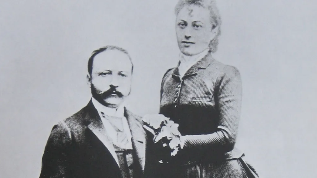 César Ritz s chotí Marií-Luisou