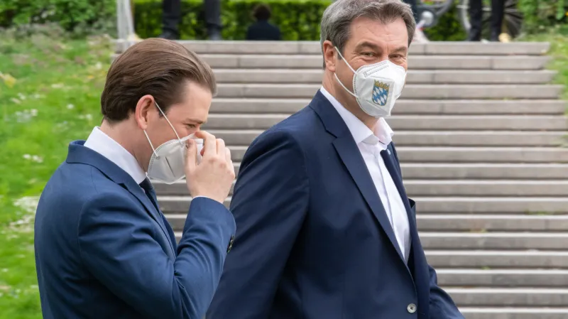 Sebastian Kurz a Markus Söder