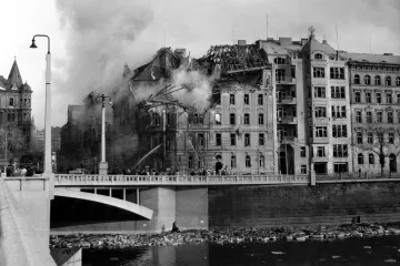 Šok Pražanů v únoru 1945: Během pár minut zmizely desítky domů