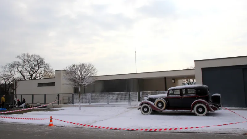 Natáčení filmu Skleněný pokoj