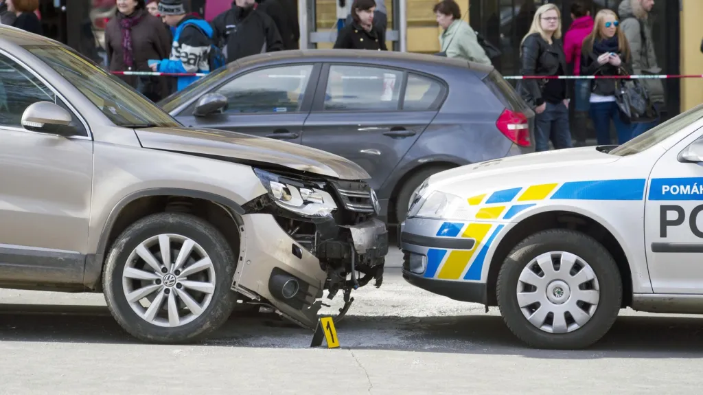 Policejní honička v centru Prahy