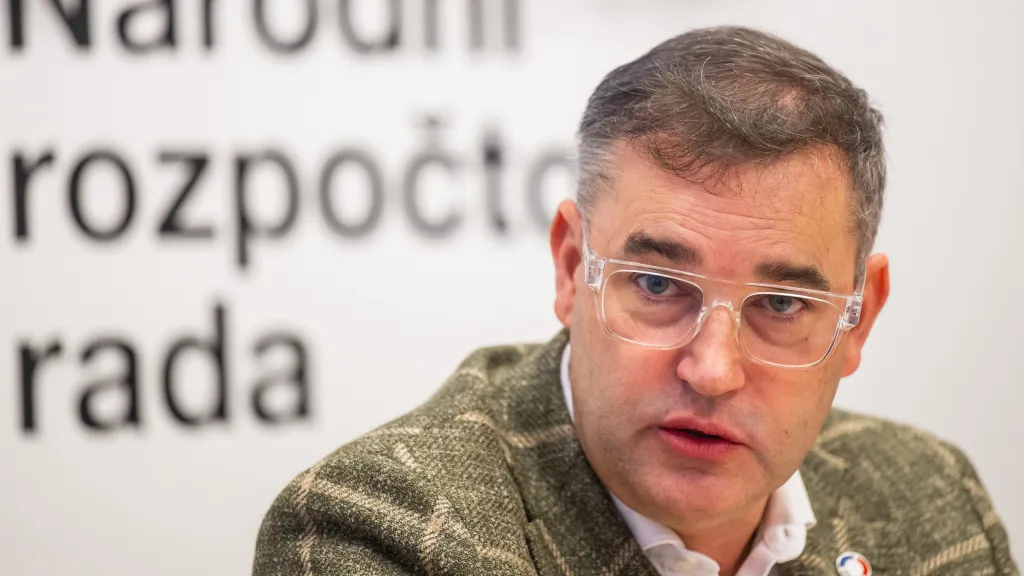 Předseda Národní rozpočtové rady Mojmír Hampl