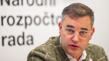 Předseda Národní rozpočtové rady Mojmír Hampl