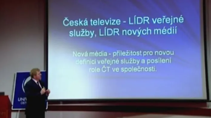 Vystoupení Milana Fridricha z ČT Nová média