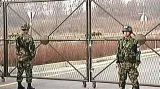 Vojáci na korejské hranici