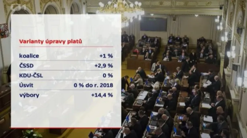 Sněmovna by mohla o platech hlasovat v pátek