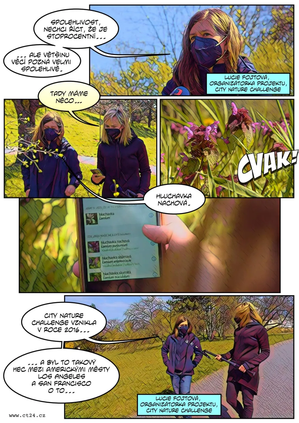 Lidé po celém světě pozorují přírodu kolem sebe skrze speciální aplikaci. Do projektu se zapojili i Češi