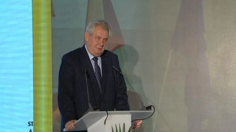 Projev prezidenta Miloše Zemana na sněmu STAN