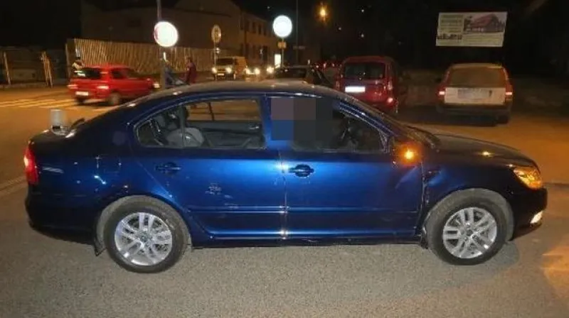 Osobní auto po nehodě