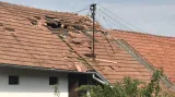 Následky bouřky v Morkovicích