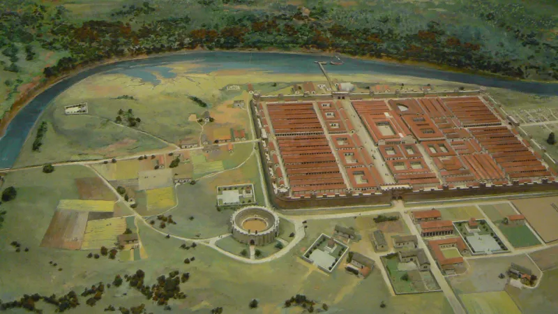 Tábory římské armády měly standardizovanou podobu