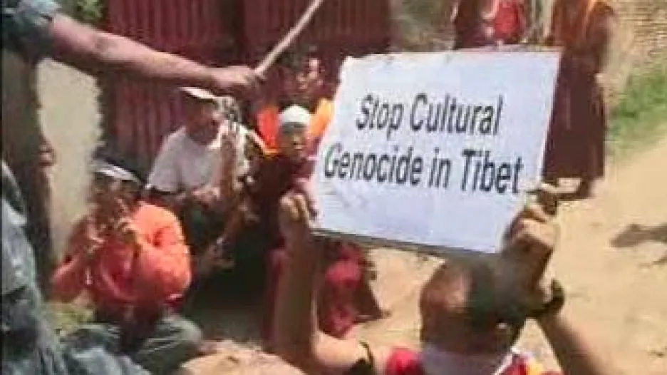 Protesty za osvobození Tibetu
