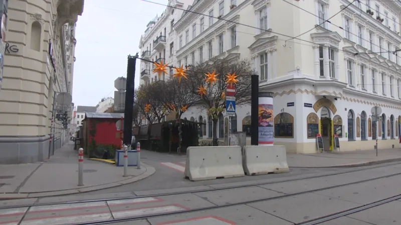 Betonové zátarasy mají předejít útokům autem