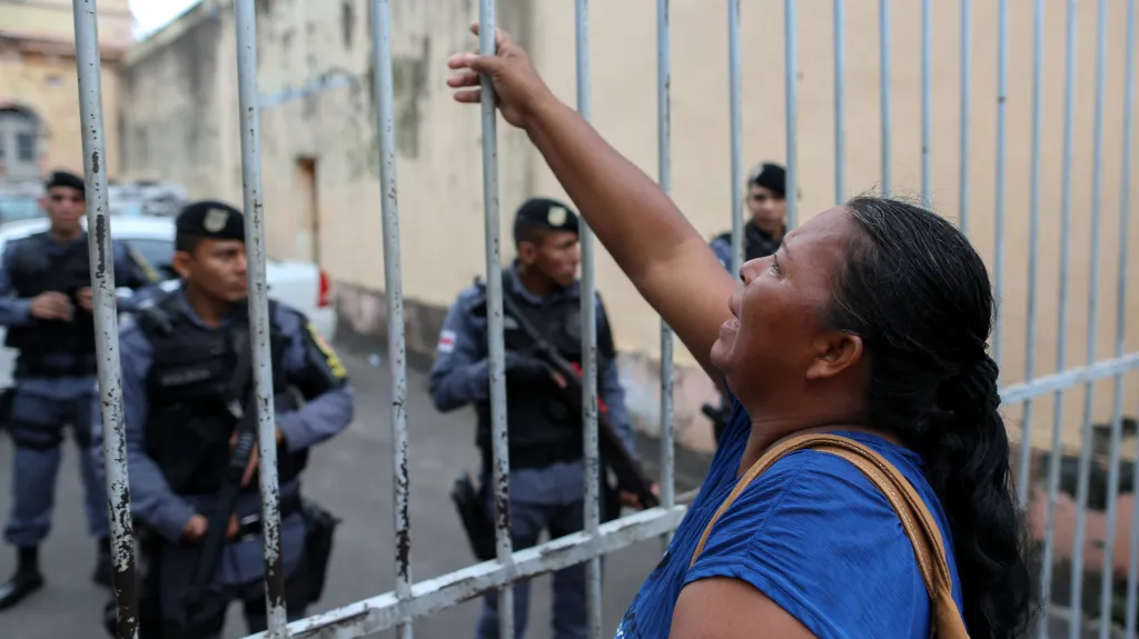 Příbuzní brazilských vězňů