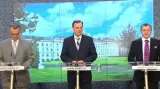 Tisková konference k závěrům jednání vlády
