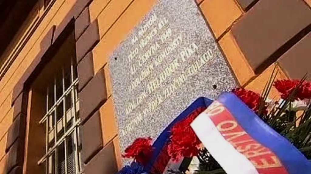 Pamětní deska generála Píky