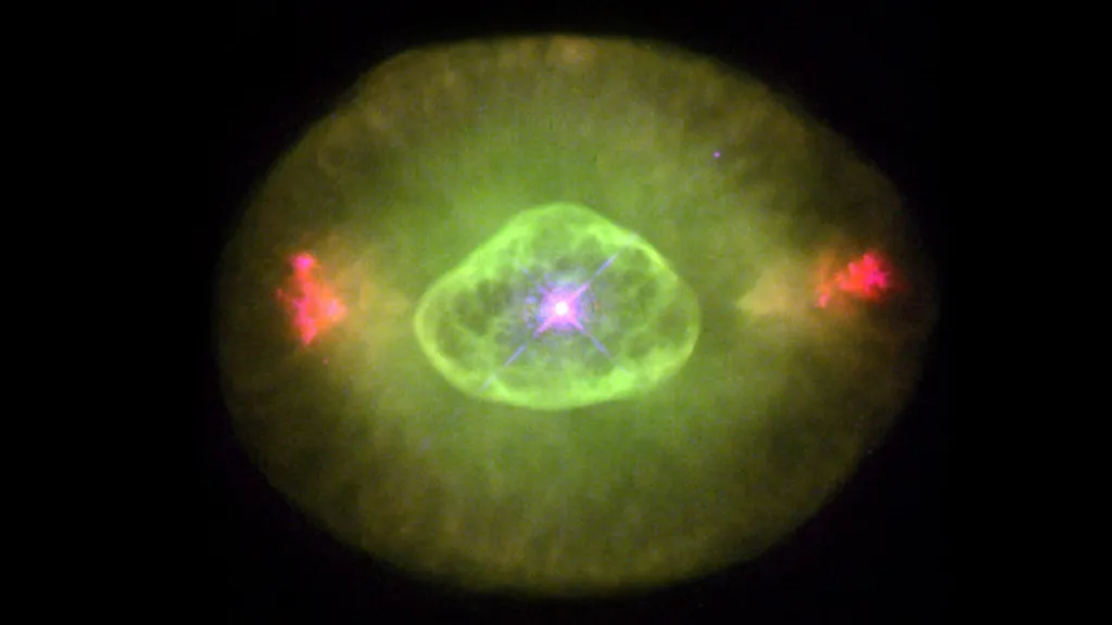 Zelené světlo ve vesmíru