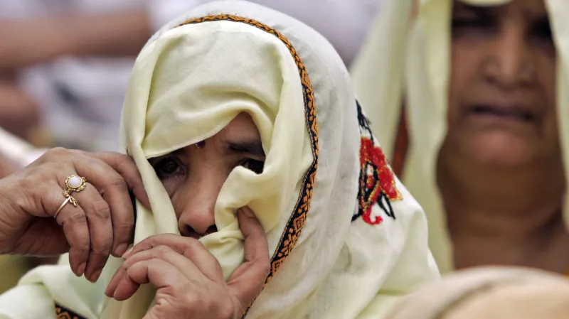 Členové gudžarátské komunity v Indii