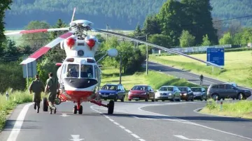 Vrtulník záchranářů