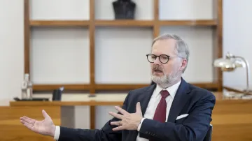 Premiér v demisi Petr Fiala (ODS)