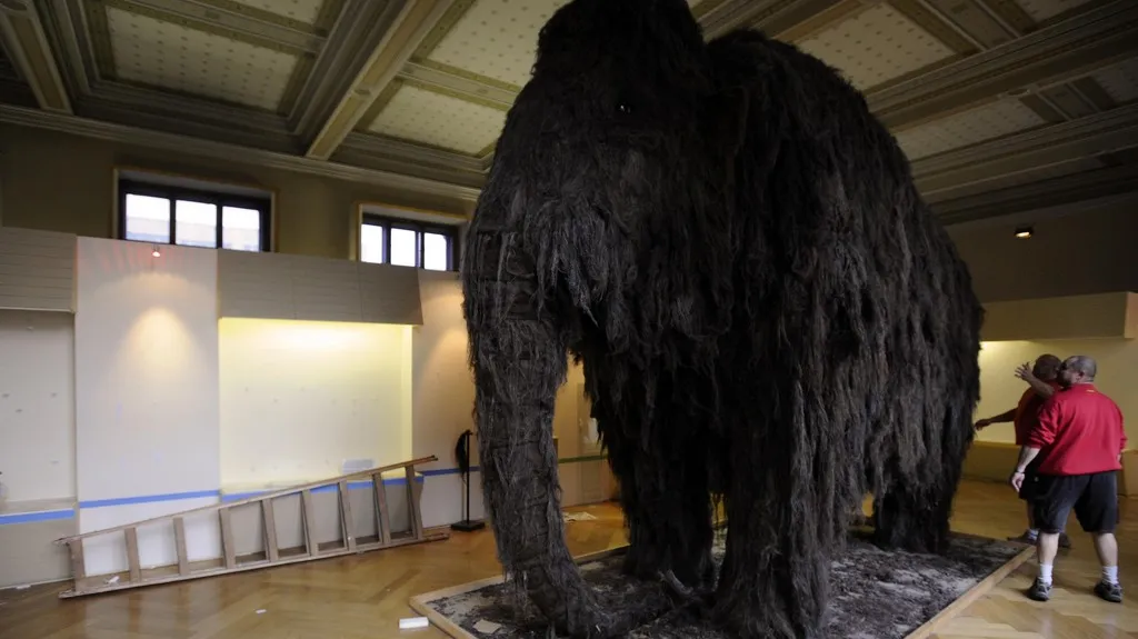 Stěhování mamuta z Národního muzea