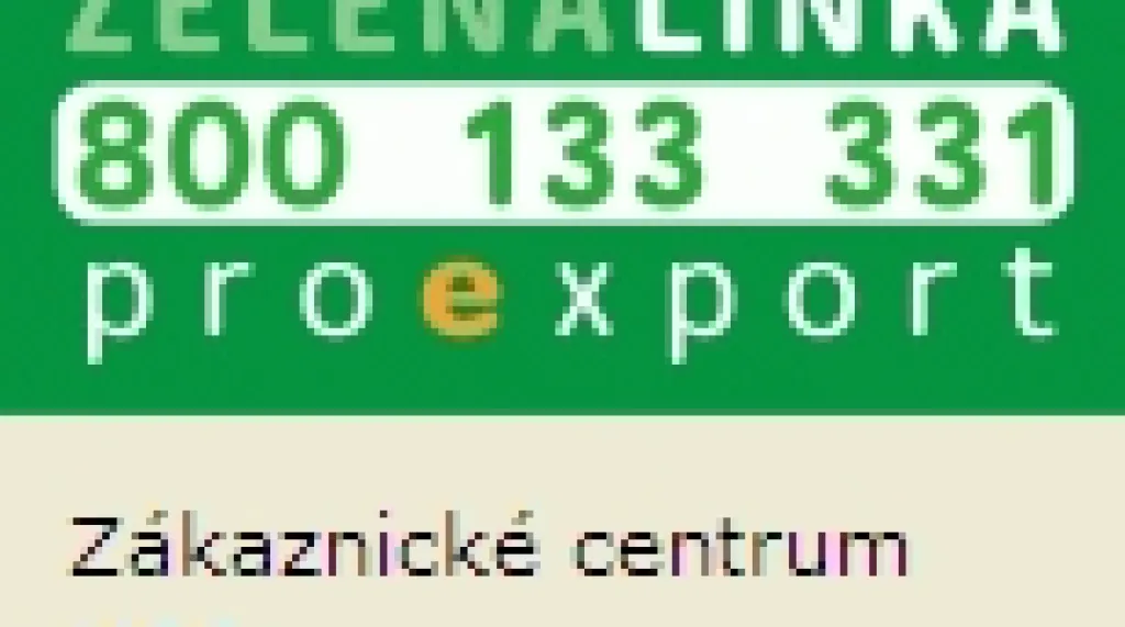 Zelená linka pro export