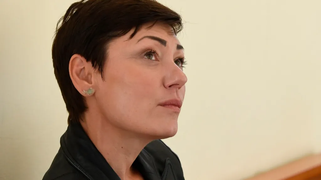 Eva Benešová u Městského soudu v Praze (2020)