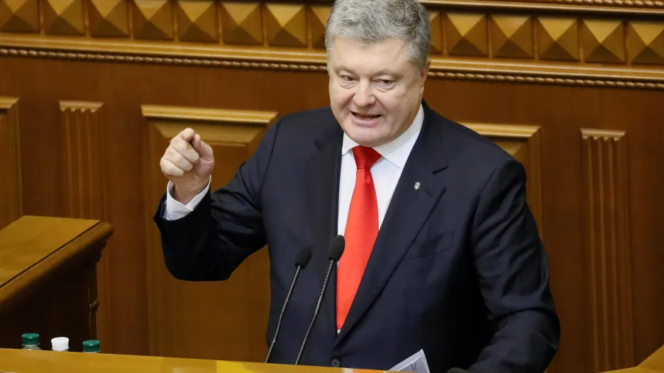 Ukrajinský prezident Petro Porošenko