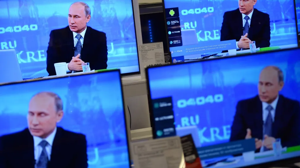 Vladimir Putin v TV