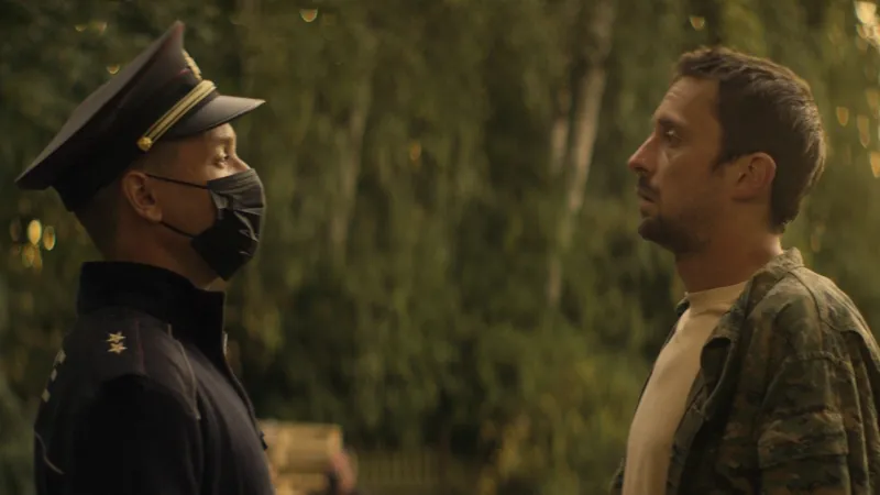 Matyáš Řezníček a Václav Neužil ve filmu Poberta