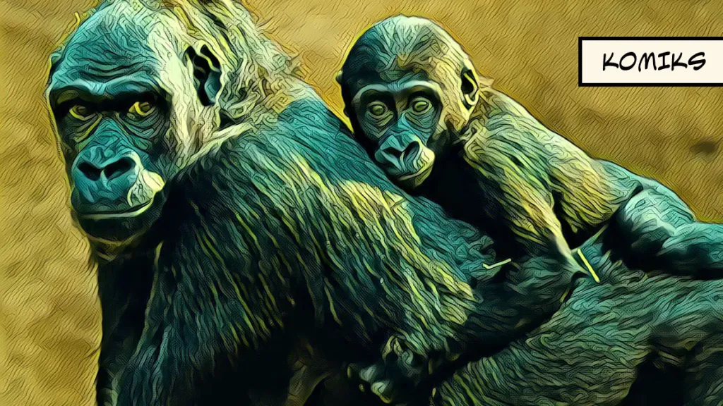 Gorilí samici Duni se v pražské zoo narodilo mládě