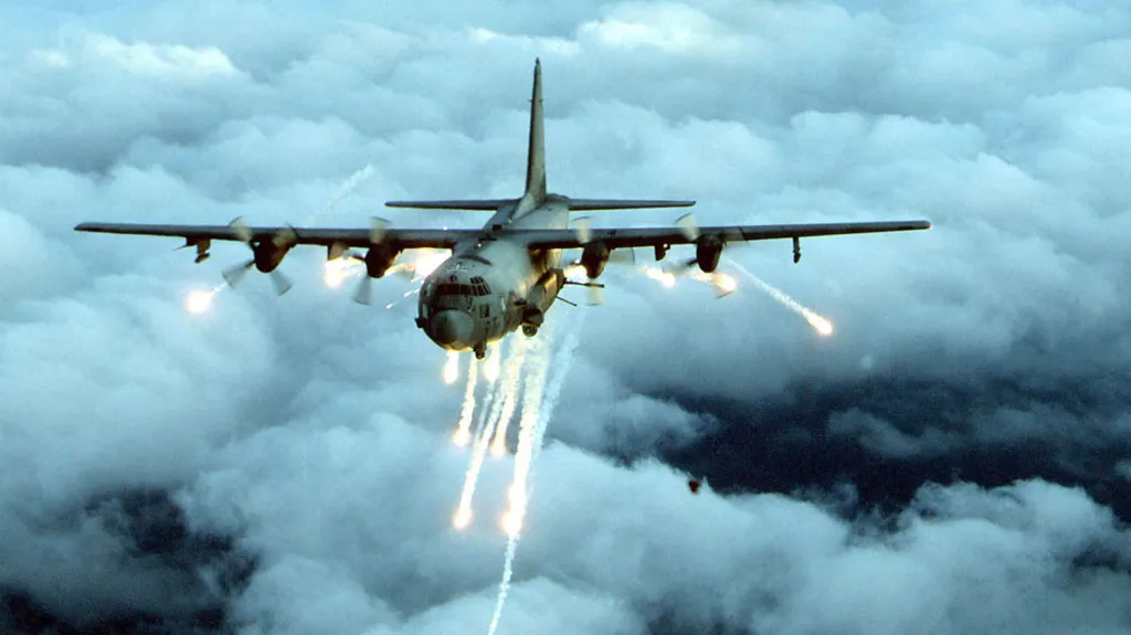 Ilustrační foto – americký letoun AC-130