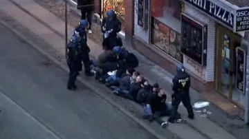 Zásah policistů v Kodani