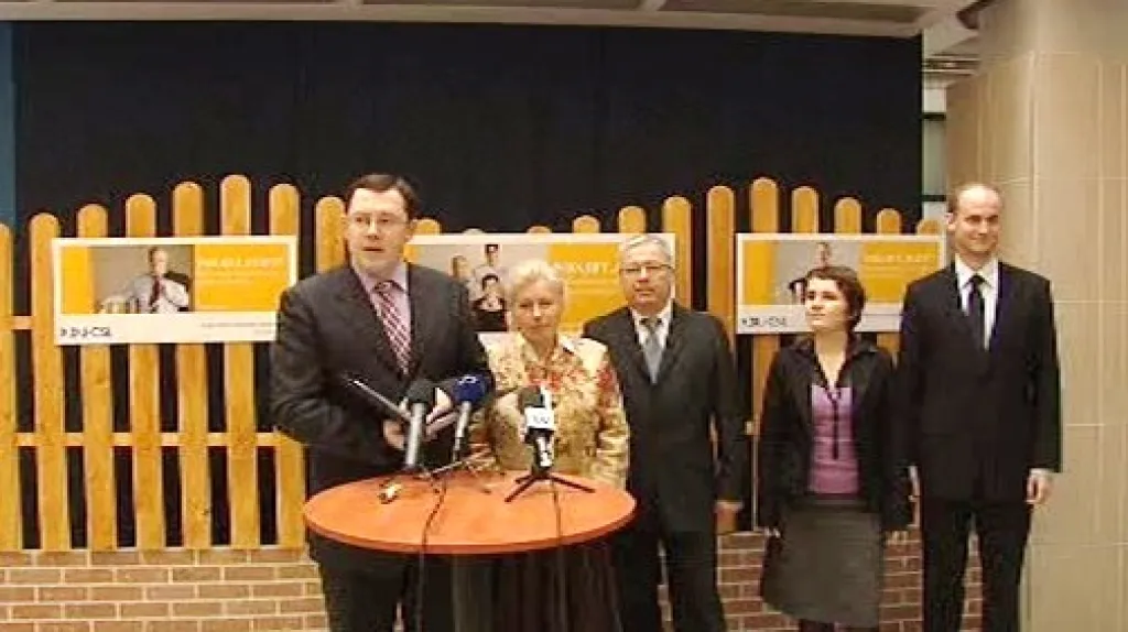 Lidovci představili kampaň pro eurovolby