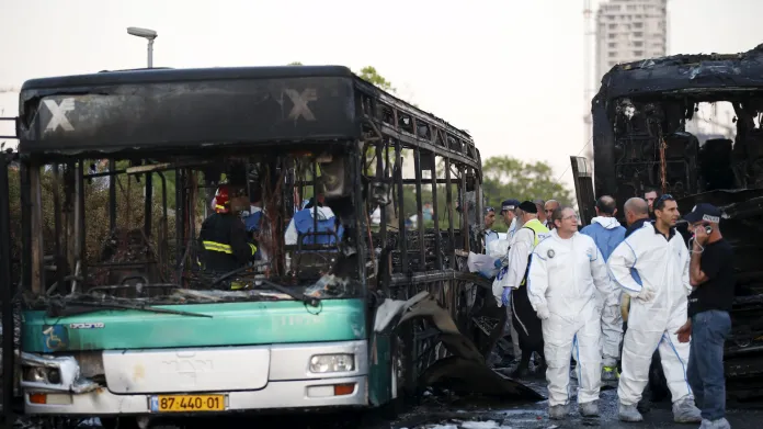Výbuch autobusu v Jeruzalémě