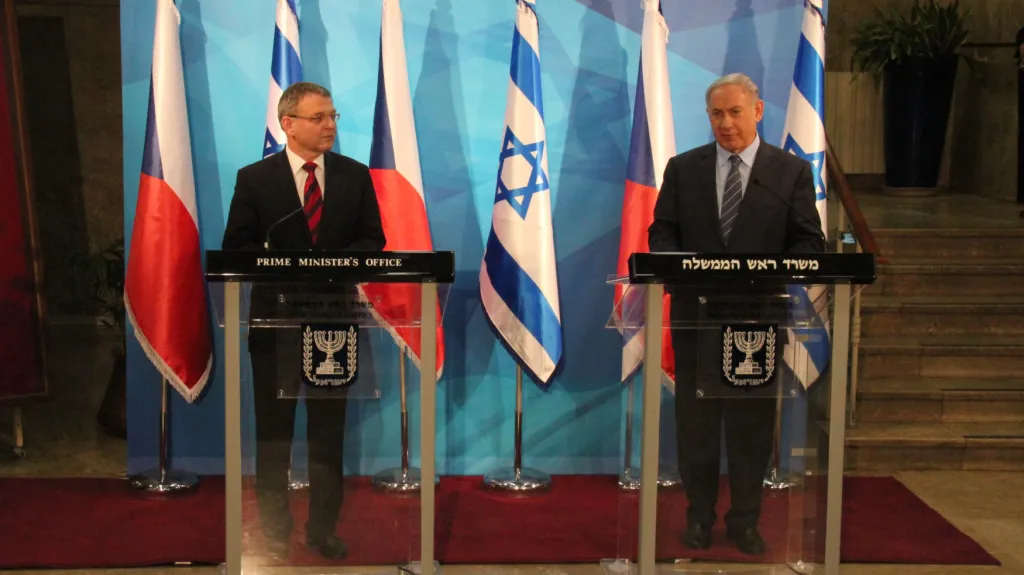 Lubomír Zaorálek a Benjamin Netanjahu