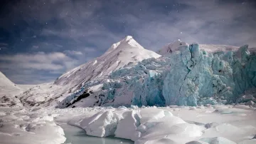 Ledovec Portage na Aljašce