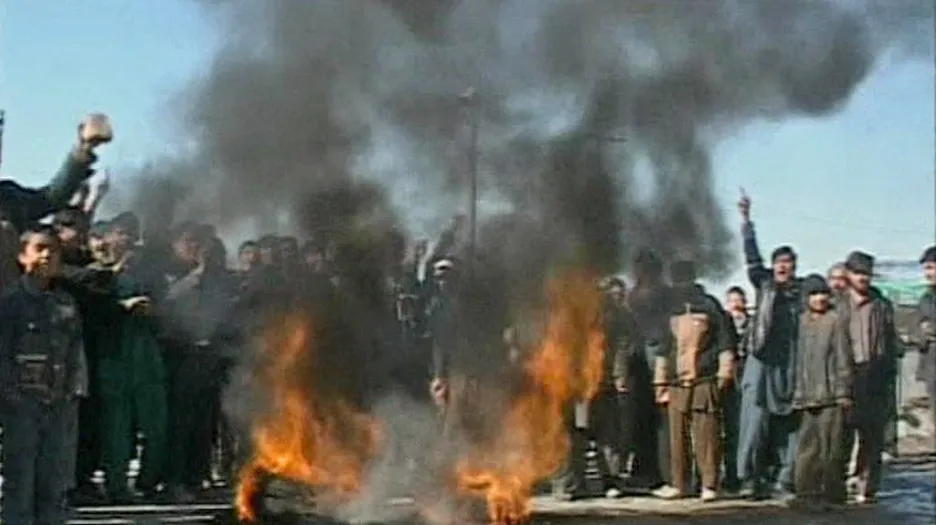 Afghánské protesty proti spálení několika výtisků koránu