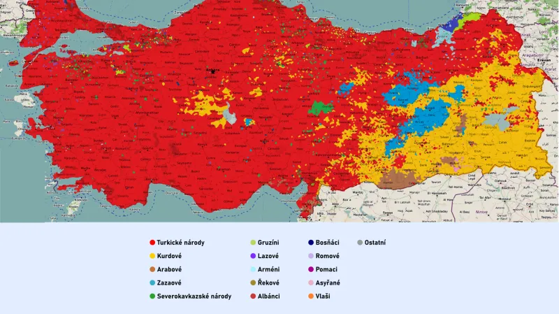 Etnické složení podle údajů o původu (2021)