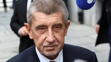 Premiér Andrej Babiš (ANO) při příjezdu na setkání lídrů frakce Patrioti pro Evropu