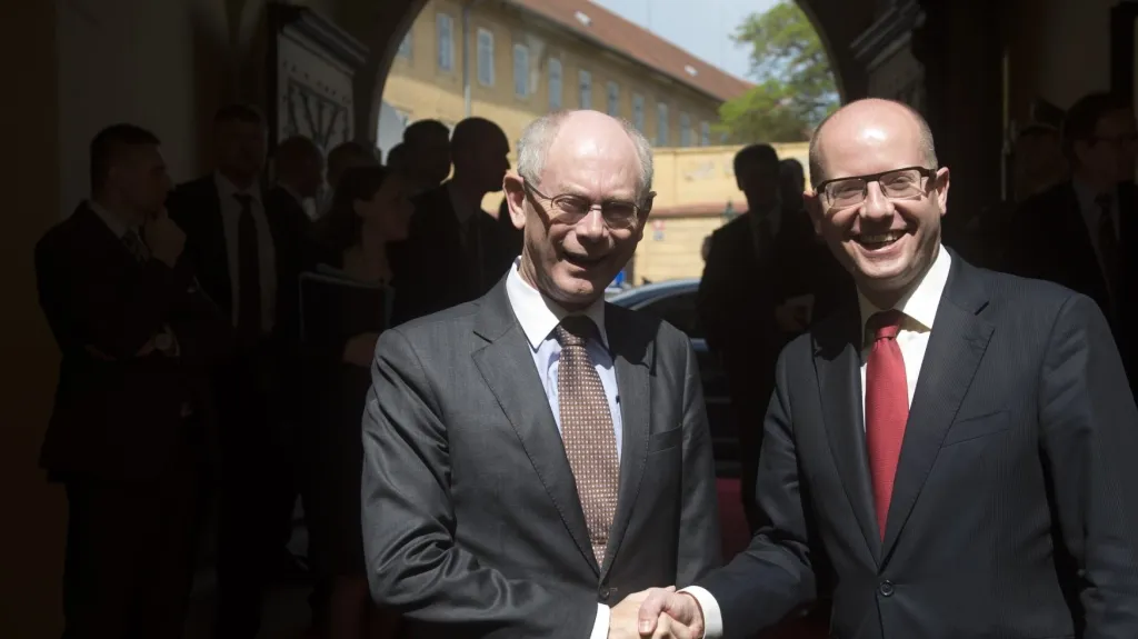 Bohuslav Sobotka a Herman van Rompuy