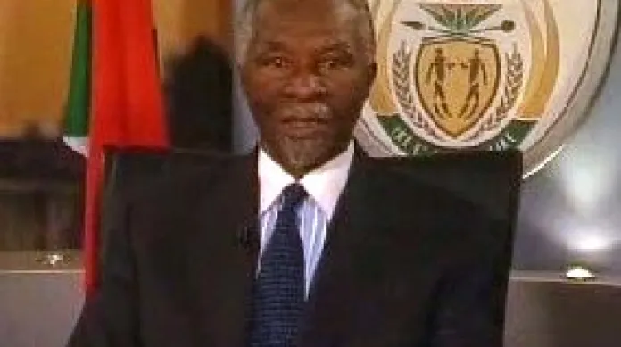 Odstupující prezident Thabo Mbeki