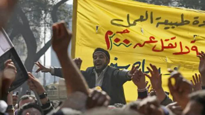 Demonstrace v Egyptě za vyšší platy