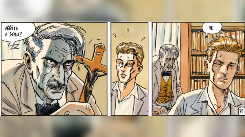 Z komiksu Albert Camus: Cizinec