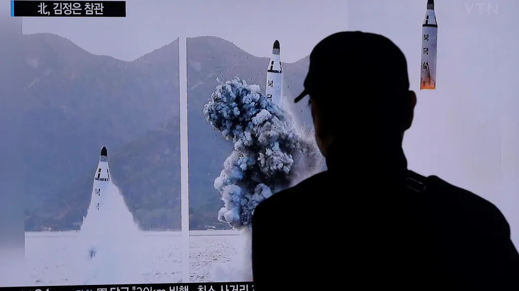 Zpravodajství o odpálení balistické rakety