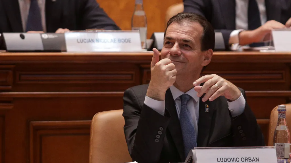 Rumunský premiér Ludovic Orban