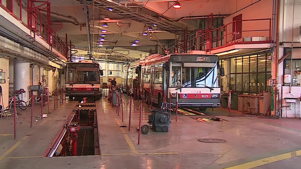 Trolejbusová vozovna Komín