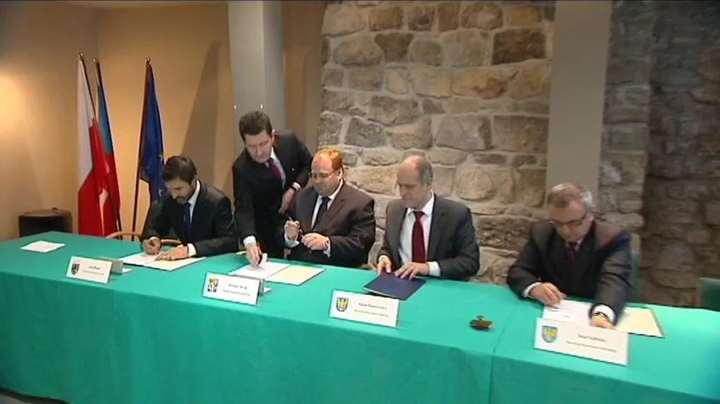 Slavnostní podepsání smluv o vzniku regionu TRITIA