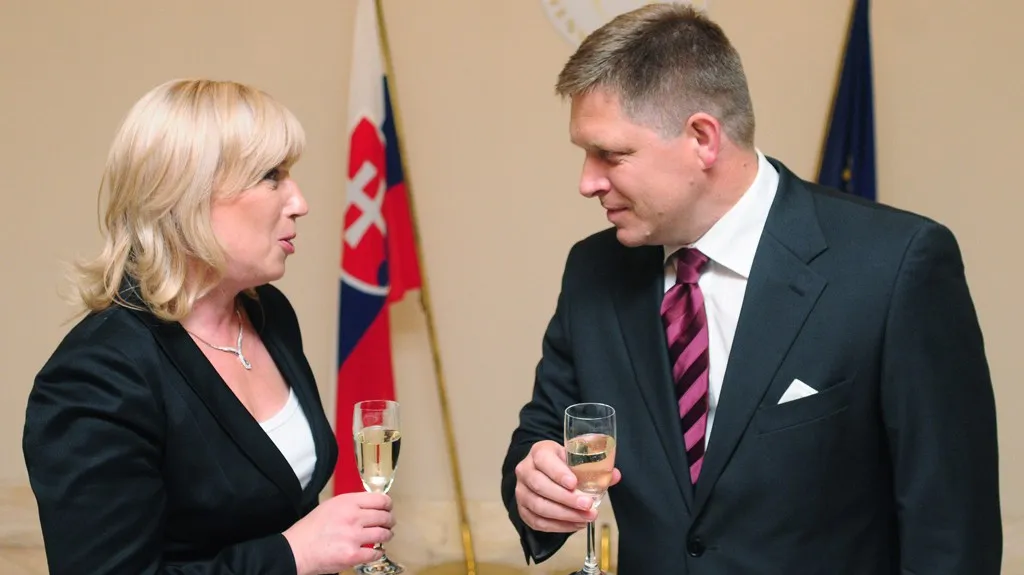 Iveta Radičová a Robert Fico